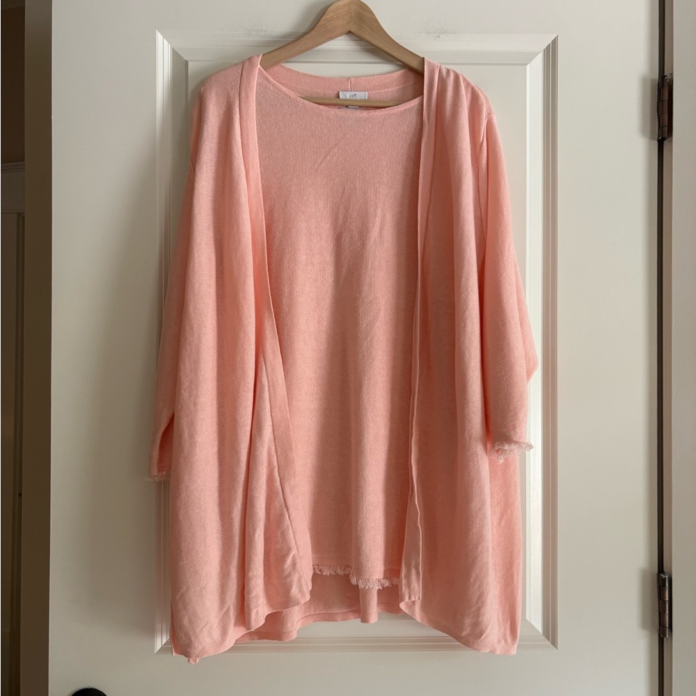 J.Jill Linen Blend Women’s Sweater Set